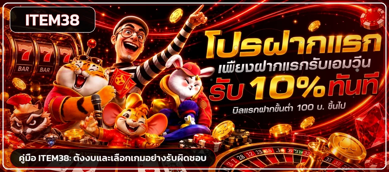 ITEM38 คู่มือตั้งงบ เลือกสล็อต บาคาร่า แทงบอล